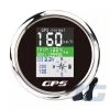 White Label E Pro Series 3-in-1 Digital GPS Function Gauge 85mm Black