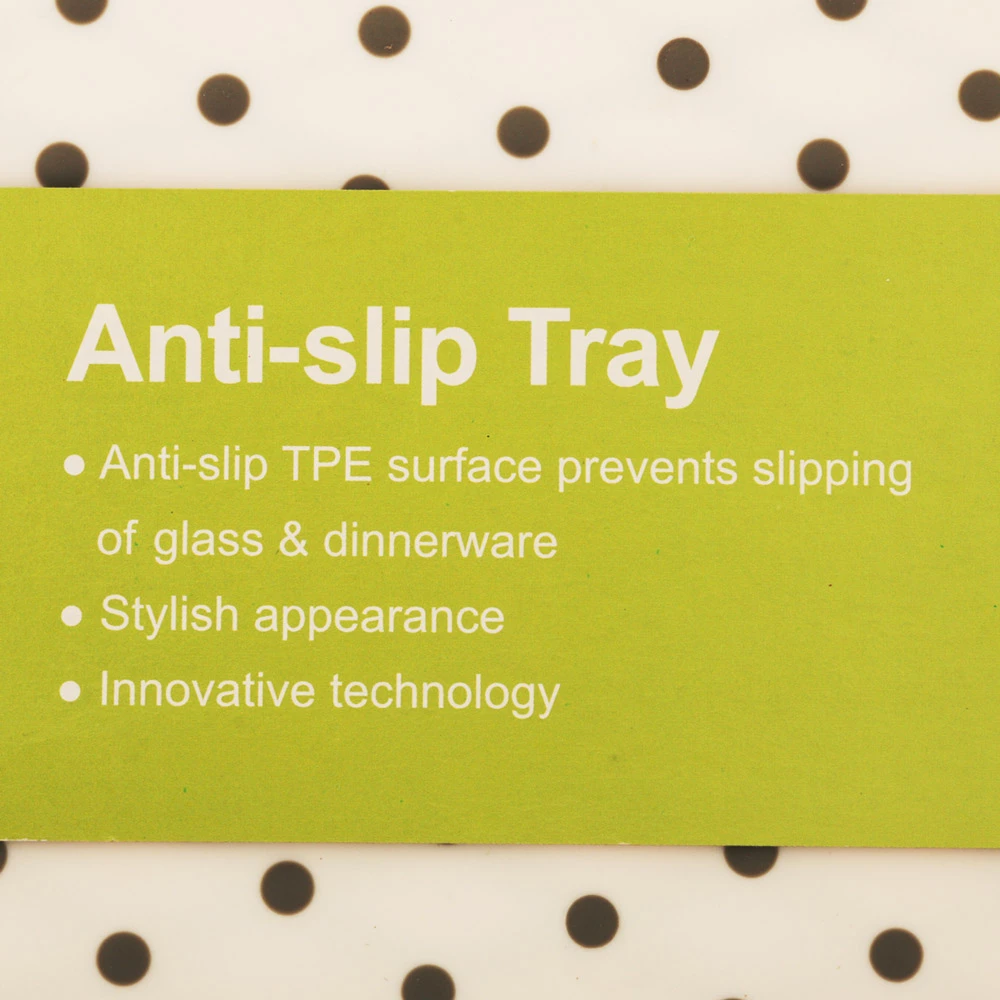 White Label Round Non-Slip Serving Tray 32.5cm - Assorted Colours 5 White Label Round Non-Slip Serving Tray 32.5cm - Assorted Colours - Image 5