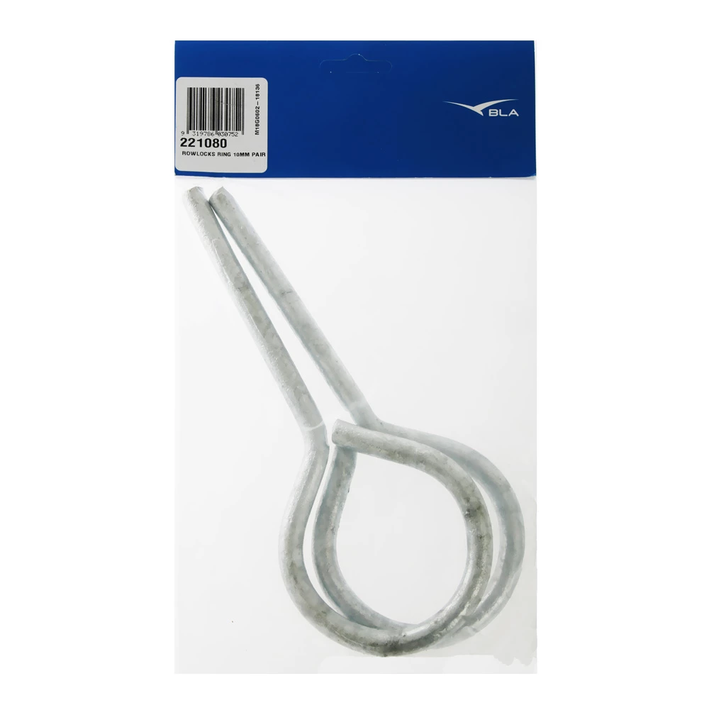 White Label Galvanised Ring Rowlocks 10mm Pair 1 White Label Galvanised Ring Rowlocks 10mm Pair