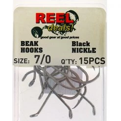 White Label Reel Deals Beak Hook Pack 7/0 Qty 15