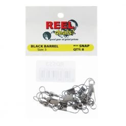 White Label Reel Deals Snap Swivels Size 3 Qty 8