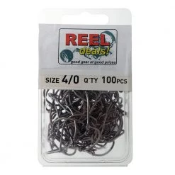 White Label Reel Deals Circle Hooks Bulk Pack 4/0 Qty 100
