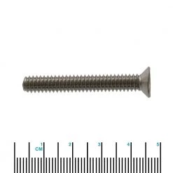 White Label Stainless Steel Countersunk Metal Thread Screw G316 14x1