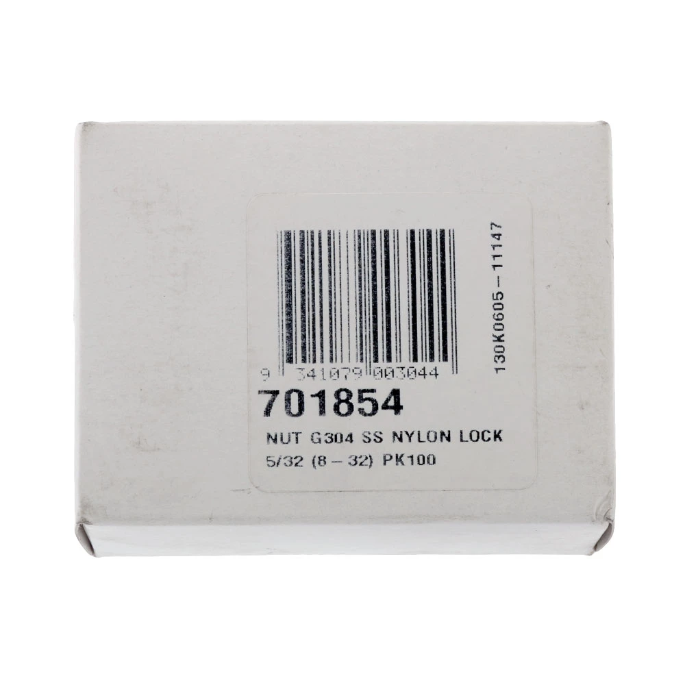 White Label Stainless Steel G304 Nylon Lock 532 Qty 100 1 White Label Stainless Steel G304 Nylon Lock 532 Qty 100