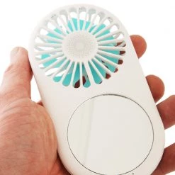 White Label Handheld Mini USB Fan Phone Holder 3W -White Label Sales Store 110203 9