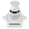 White Label Push Button Cabinet Latch - Satin