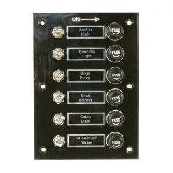 White Label Bakelite Switch Panel