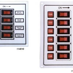 White Label Silver Alloy Switch Panel