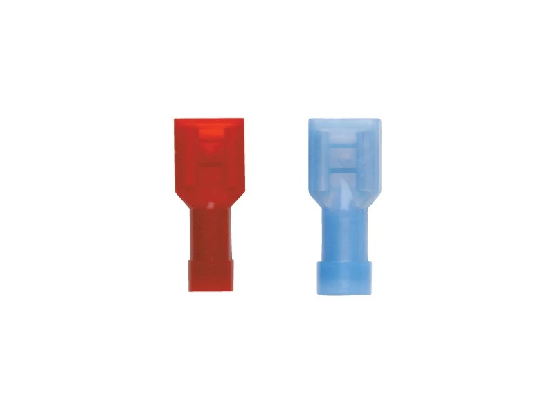 White Label Transparent Pre-insulated External Spade Terminals 1 White Label Transparent Pre-insulated External Spade Terminals