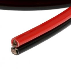White Label Flexible Twin Core Marine Cable 25mm Per Metre Red/Black