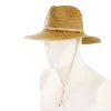 White Label Wide Brim Straw Hat
