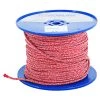 White Label Dinghy Sheet Line Red/Silver 7mm - Per Metre
