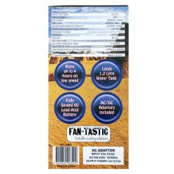 White Label Fan-tastic Rechargable AC/DC Mini Fan -White Label Sales Store 125702 4 n