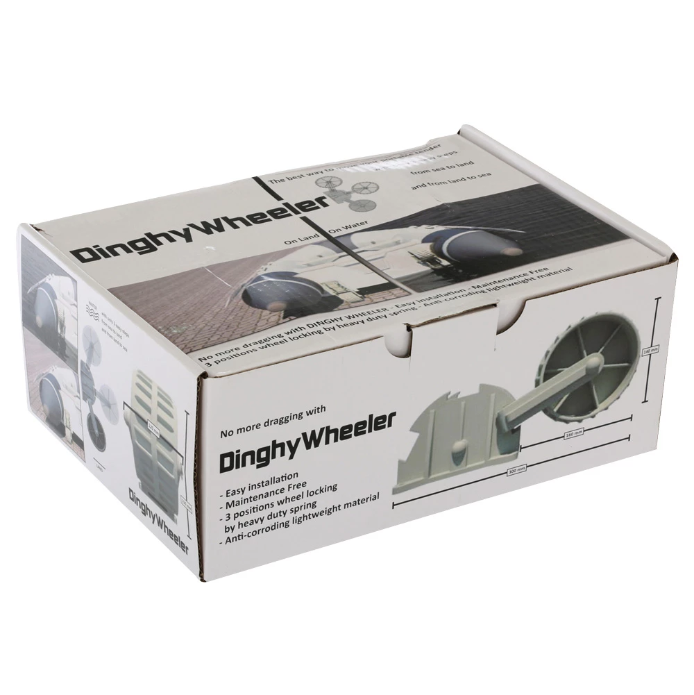 White Label Marine Transom Dinghy Wheels For Inflatable Boats 2 White Label Marine Transom Dinghy Wheels For Inflatable Boats - Image 2