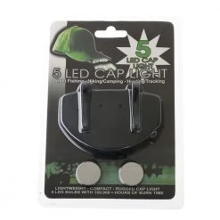 White Label 5 LED Cap Light