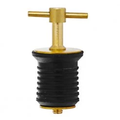 White Label Twist Brass Drain Plug