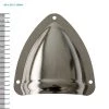 White Label Stainless Vent Scoop - Covers Entries