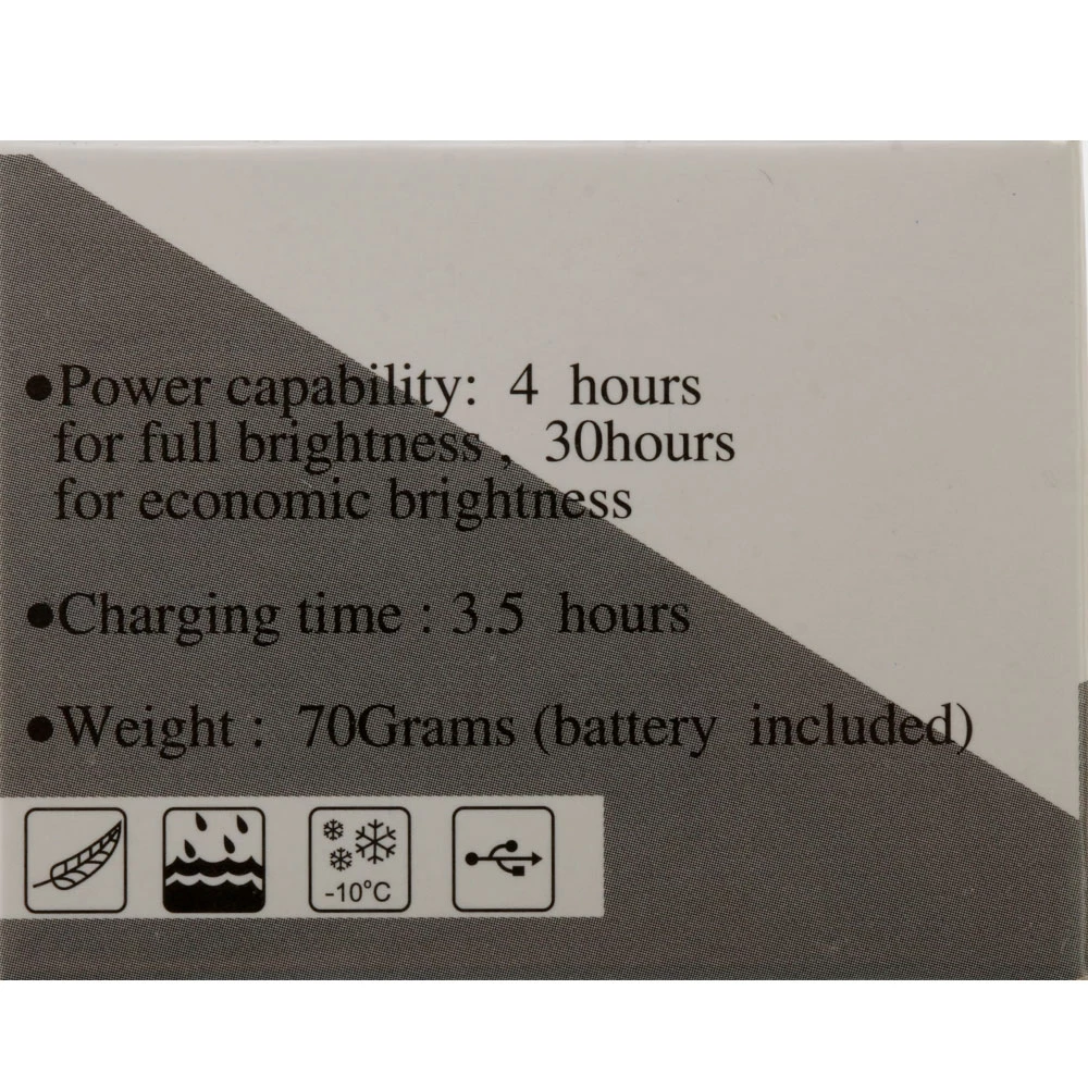 White Label SuperBright Rechargeable LED Headlamp 300LM 2 White Label SuperBright Rechargeable LED Headlamp 300LM - Image 2
