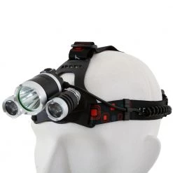 White Label Rechargeable High Power Triple LED Headlamp 1000LM 8 White Label Rechargeable High Power Triple LED Headlamp 1000LM -White Label Sales Store 144591 1 pc