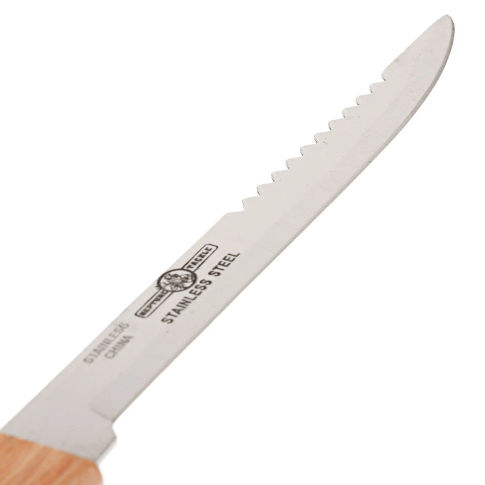 White Label Wood Handle Fillet Knife 2 White Label Wood Handle Fillet Knife - Image 2
