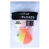 White Label Plastilite Round Bobber Float Red/Yellow 2in Qty 2