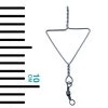 White Label Stainless Steel Easy Triangle Setline Clip With Swivel