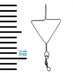 White Label Stainless Steel Easy Triangle Setline Clip With Swivel