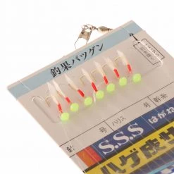 White Label Okan Japanese Sabiki Rig Red Flash 6