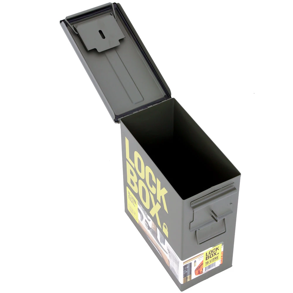 White Label Heavy Duty Lockable Storage Box 16L 3 White Label Heavy Duty Lockable Storage Box 16L - Image 3