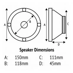 White Label Marine Coaxial 2-Way Speakers 5in -White Label Sales Store 14919 5 n