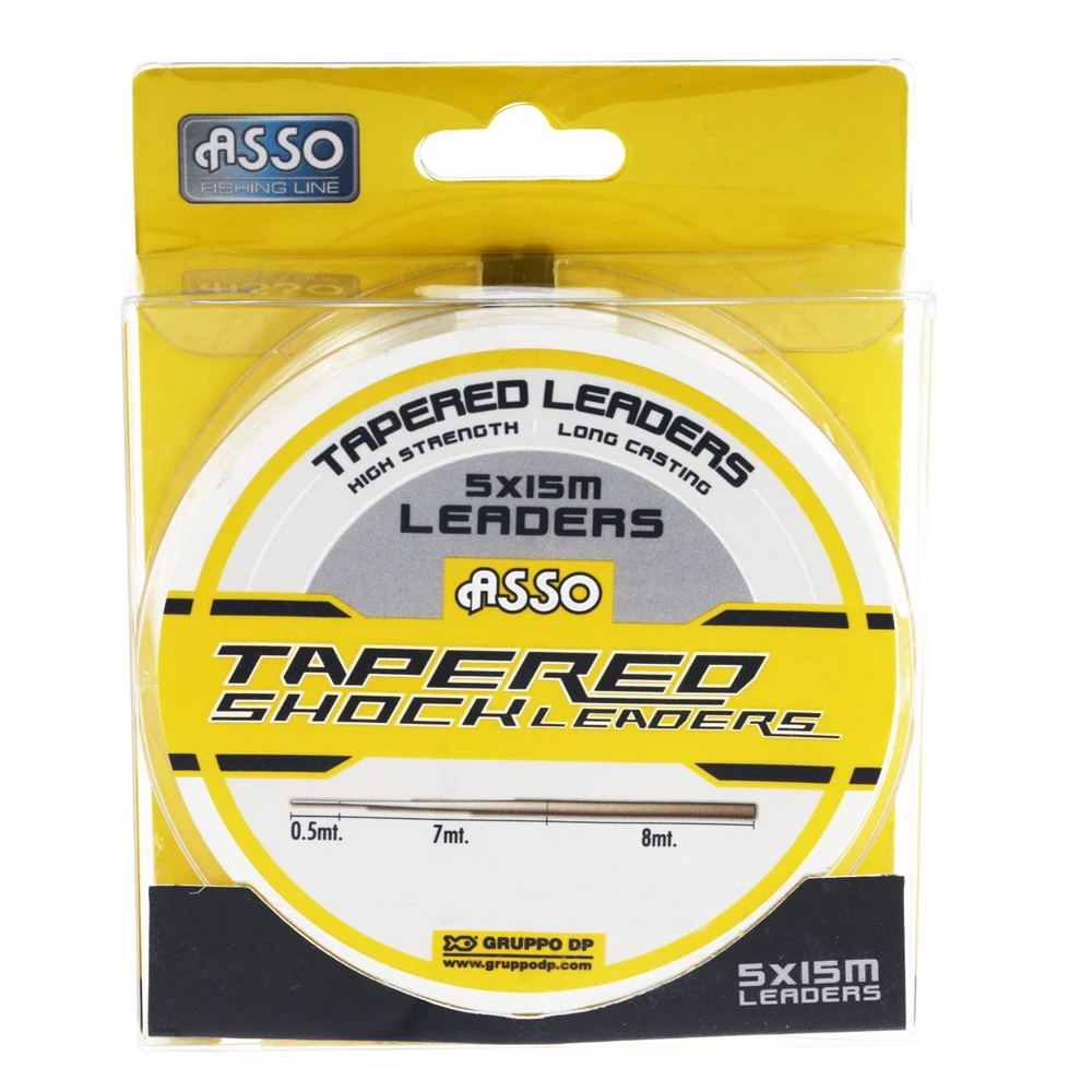 White Label Asso Tapered Shockleader Clear 5x15m 15-50lb 2 White Label Asso Tapered Shockleader Clear 5x15m 15-50lb - Image 2