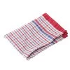 White Label Tea Towel Commercial Laundry Grade Red/Blue