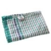 White Label Tea Towel Commercial Laundry Grade Green/Blue