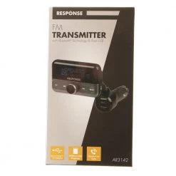 White Label FM Transmitter With Bluetooth And Qualcomm Quick Charge 3.0 USB