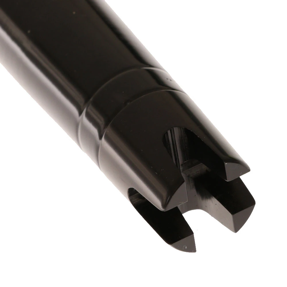 White Label Gloss Black Bent Removable Butt 2 White Label Gloss Black Bent Removable Butt - Image 2