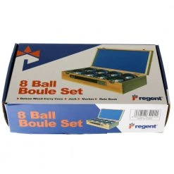 White Label 8 Ball Boule Set
