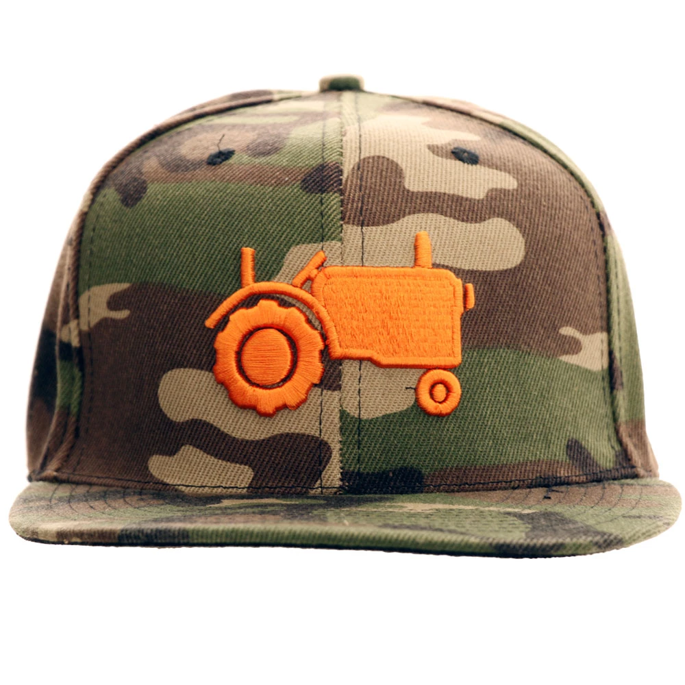 White Label Tractor Camouflage Flat Bill Cap 1 White Label Tractor Camouflage Flat Bill Cap