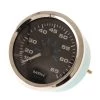 White Label Veethree Premier Pro Speedometer 0-65mph Black Stainless Steel Trim