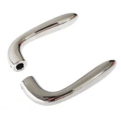 White Label McCoy Chrome Marine Door Lock Set L/H In R/H Out