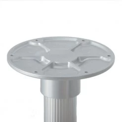 White Label Table Pedestal Surface Mount Ribbed