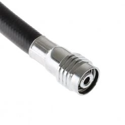 White Label Low Pressure Rubber Dive Regulator Hose 73cm