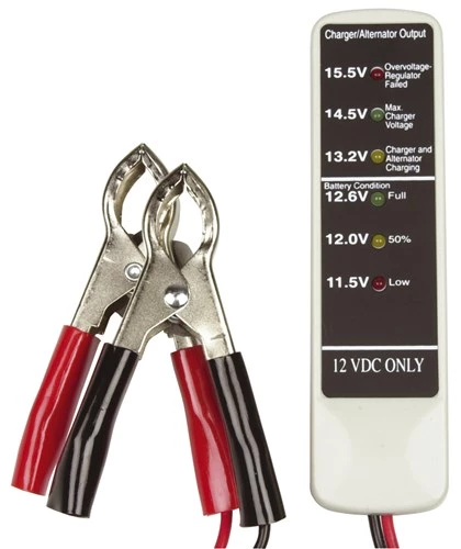 White Label Battery/Charger/Alternator Tester 12V 1 White Label Battery/Charger/Alternator Tester 12V