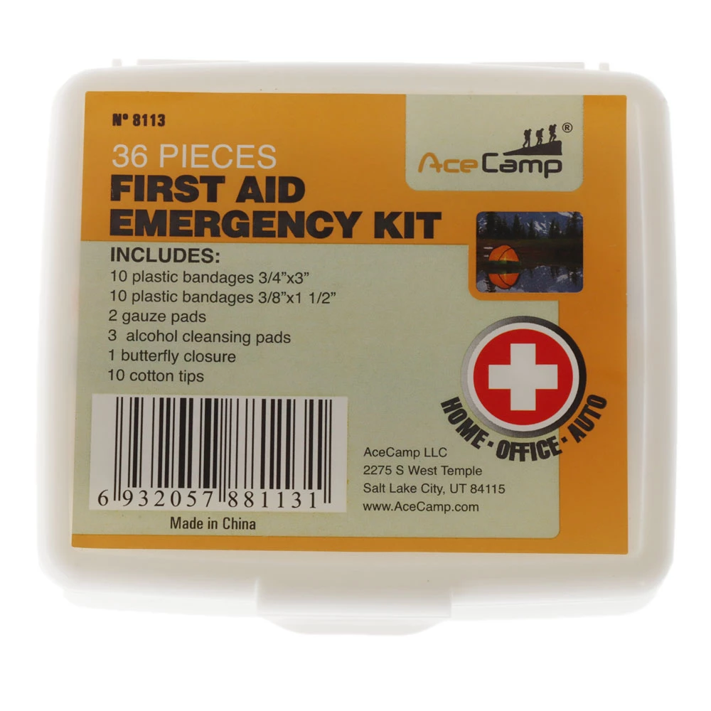 White Label Ace Camp 36 Piece First Aid Kit 1 White Label Ace Camp 36 Piece First Aid Kit