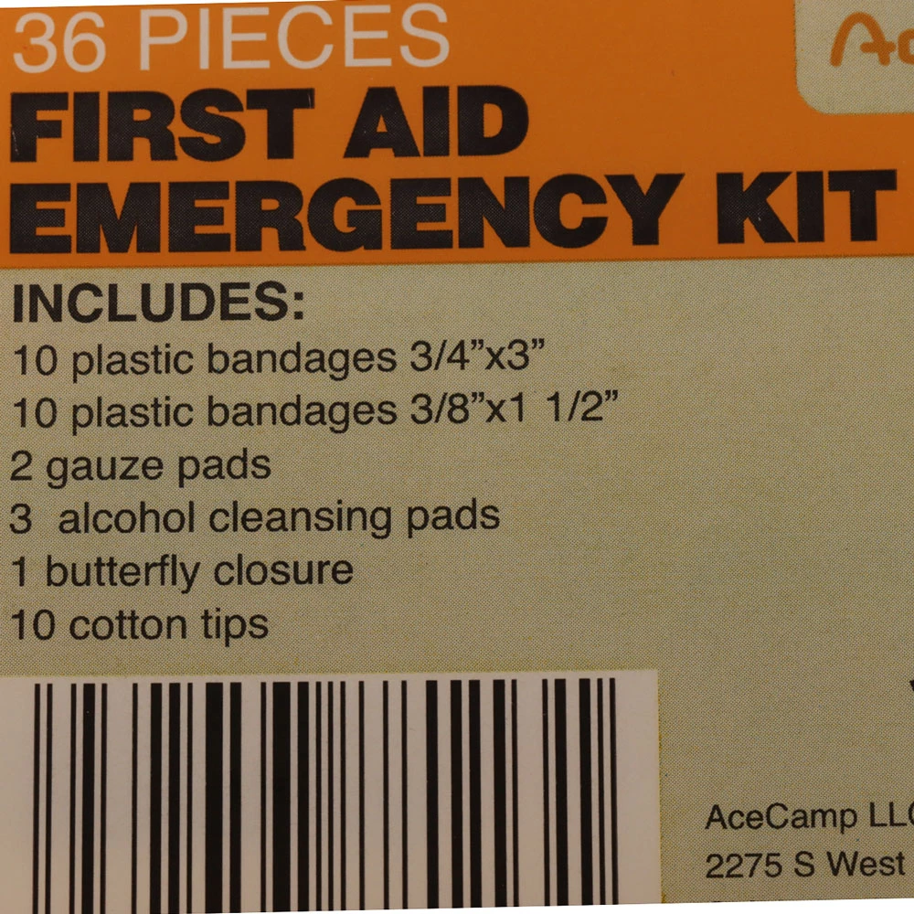 White Label Ace Camp 36 Piece First Aid Kit 2 White Label Ace Camp 36 Piece First Aid Kit - Image 2