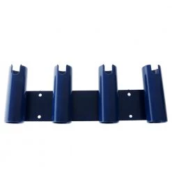White Label Alloy 4 Rod Holder Rail Mount Blue
