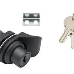 White Label Push Button Latch With Lock