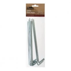 White Label Rockies Steel Tent Pegs 220mm X 5mm Qty 10