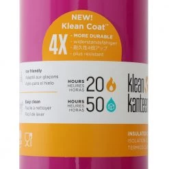 White Label Klean Kanteen Classic Insulated Water Bottle 592ml Wild Orchid Pink