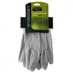 White Label McGregor's Leather Gardening And Work Gloves Small