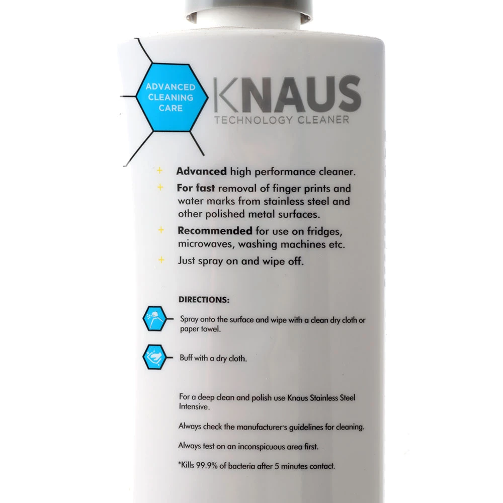 White Label KNAUS Stainless Steel Quick Wipe And Shine Cleaner 300ml 2 White Label KNAUS Stainless Steel Quick Wipe And Shine Cleaner 300ml - Image 2